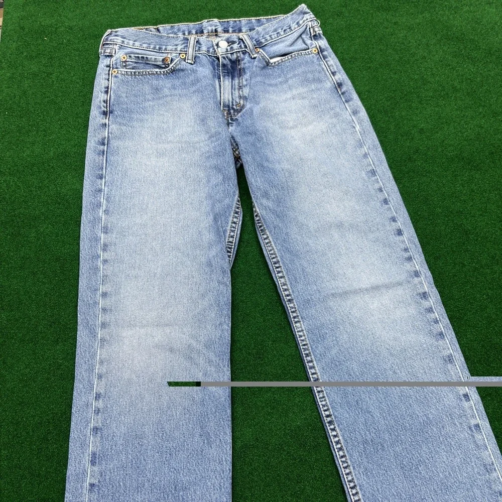 Levi's 514 Straight Leg Blue Denim Jeans Mens 32x34